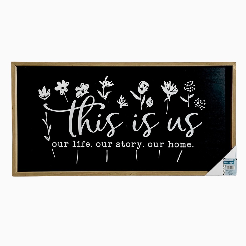 This Is Us Our Life Story Our Home Wood Sign